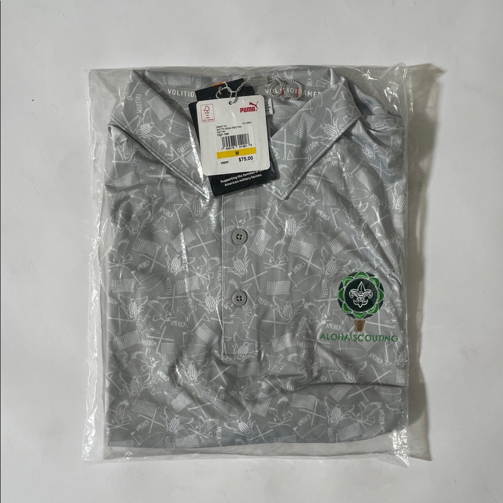 Puma One-of-a-Kind Men's Gray Polo Shirt